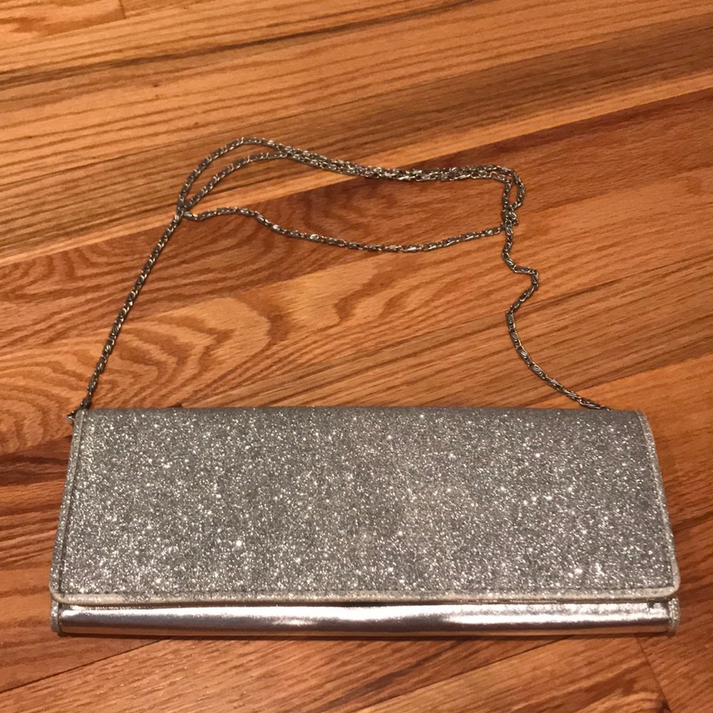 Cute silver clutch!